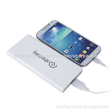 10,000mAh emergency mobile phone chargers, 5V/2.1A output, for tablet PC, RoHS, FCC & CE marks
